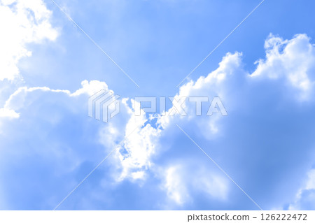 夏季藍天與雲彩橫濱 126222472