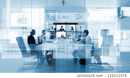 Businessmen having a meeting 126222476