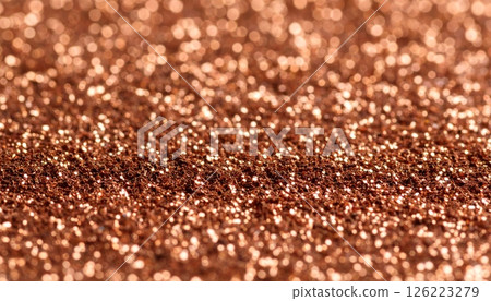 Bokeh background, bronze tone cosmetic texture 126223279