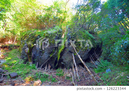 金時山，箱根，關東，金時神社路線，金時宿石，一分為二的神秘岩石，神奈川縣箱根町 (2) 126223344
