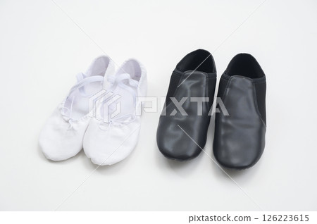 Ballet and jazz shoes 126223615