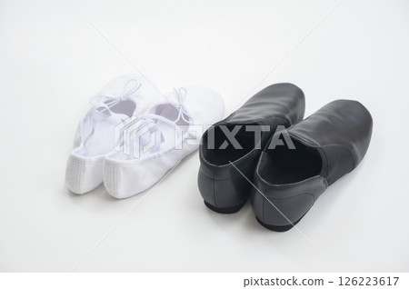 Ballet and jazz shoes 126223617