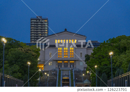 大阪市立美術館夜景 大阪市立美術館夜景 126223701