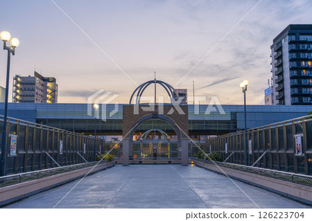 天王寺公園新世界門夜景 126223704