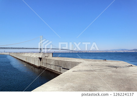 Awaji Island Port and Akashi Kaikyo Bridge Awaji Island Port and Akashi Kaikyo Bridge 126224137
