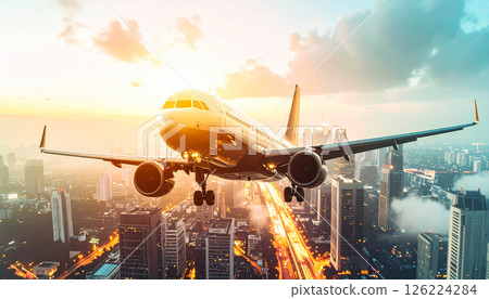 客機起飛 126224284