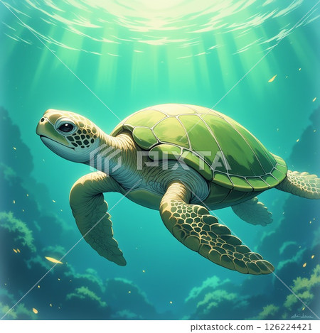 在翡翠海中暢遊 在翡翠海中暢遊 126224421