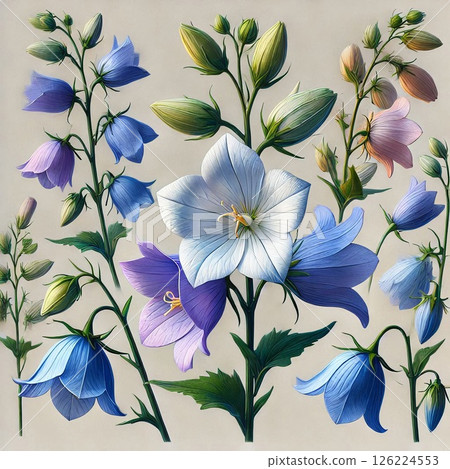 The gentle glow of bellflower 126224553