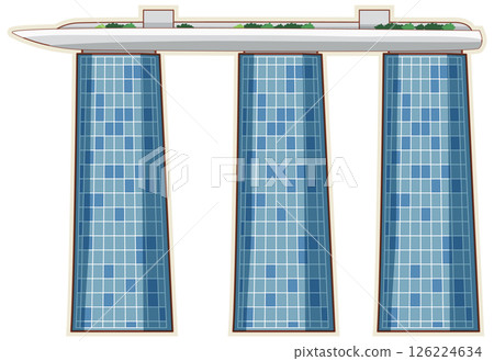 Modern Architectural Landmark with Unique Design 126224634