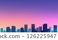 Vibrant Night City Skyline with Neon Lights and Urban Life in a Stunning Colorful Atmosphere 126225947