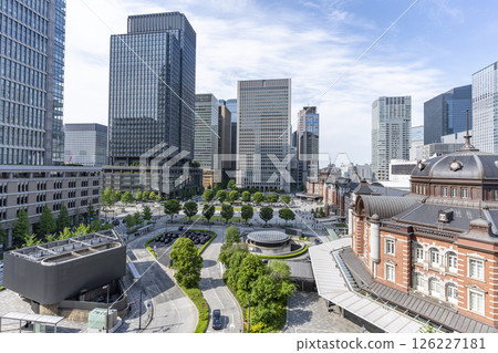 Scenery of Tokyo Station Marunouchi Exit 126227181