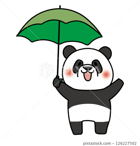 熊貓打著傘 126227502