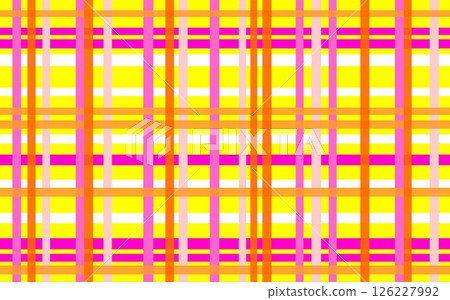 Geometric pattern, grid, yellow, orange, pink 126227992