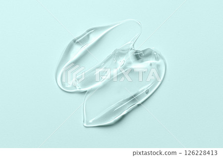 Transparent cosmetic moisturizing gel for body and face 126228413