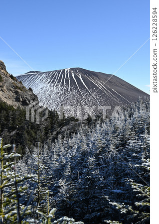 長野縣群馬縣淺間山黑房山冬季登山 126228594