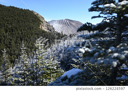 Winter climbing at Mt. Kuroboyama, Mt. Asama, Gunma Prefecture, Nagano Prefecture Winter climbing at Mt. Kuroboyama, Mt. Asama, Gunma Prefecture, Nagano Prefecture 126228597