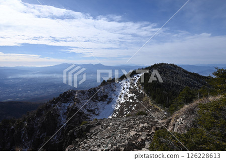 Winter climbing at Mt. Kuroboyama, Mt. Asama, Gunma Prefecture, Nagano Prefecture Winter climbing at Mt. Kuroboyama, Mt. Asama, Gunma Prefecture, Nagano Prefecture 126228613