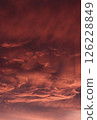 Burning sunset 126228849