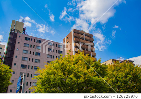 [京都風景]堀川街的天空與建築 126228976