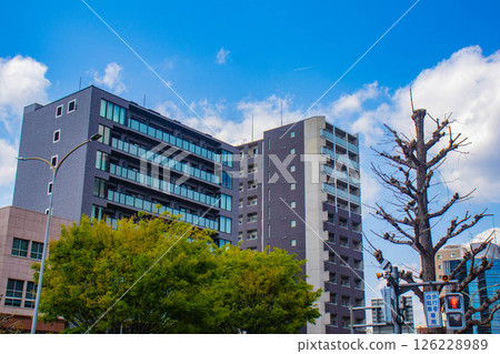 [京都風景]堀川街的天空與建築 126228989