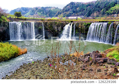 Spring waterfall of spring 126229166