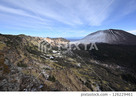 Winter climbing at Mt. Kuroboyama, Mt. Asama, Gunma Prefecture, Nagano Prefecture 126229461