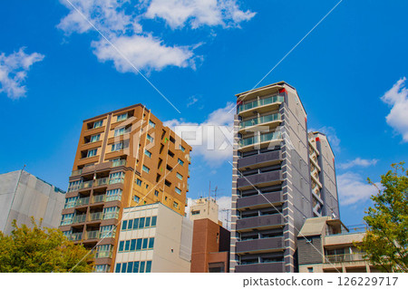 [京都風景]堀川街的天空與建築 126229717