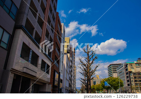 [京都風景]堀川街的天空與建築 126229738
