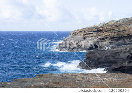 夏威夷瓦胡島的懸崖 夏威夷瓦胡島的懸崖 126230294