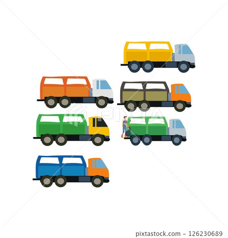 Garbage truck 126230689