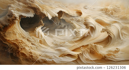 Swirling desert waves in abstract motion 126231306