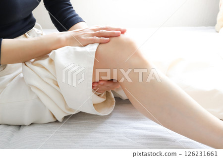 女人的腿，膝蓋 126231661