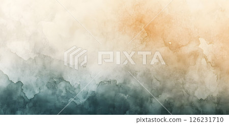 Textured Abstract Gradient Watercolor Background in Earthy Tones 126231710