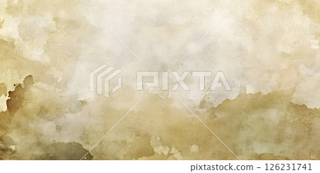 Vintage Watercolor Texture with Earthy Tones for Background Use 126231741