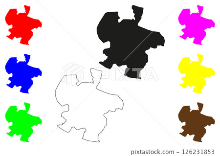 Kadapa city (Republic of India, State of Andhra Pradesh) map vector illustration, scribble sketch Cuddapah map Kadapa city (Republic of India, State of Andhra Pradesh) map vector illustration, scribble sketch Cuddapah map 126231853