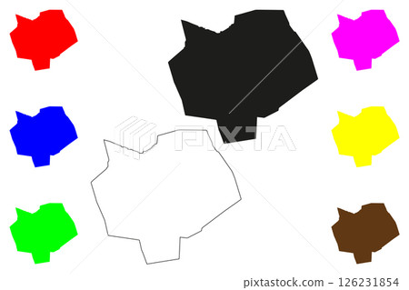 Kaithal city (Republic of India, State of Haryana) map vector illustration, scribble sketch Kapisthal map Kaithal city (Republic of India, State of Haryana) map vector illustration, scribble sketch Kapisthal map 126231854