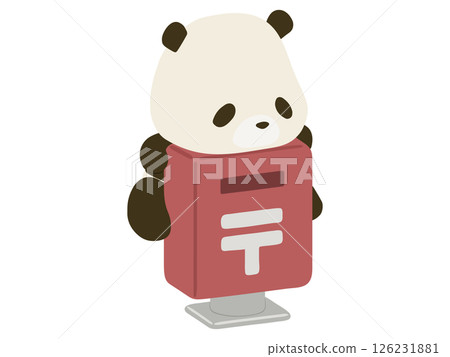Panda on the post 126231881
