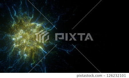抽象發光效果圖像 126232101