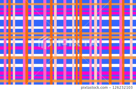 Geometric pattern, lattice, blue, pink 126232103
