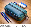 Stationery on the desk 126232760