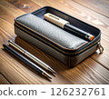Stationery on the desk 126232761