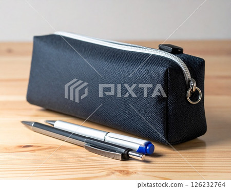 Stationery on the desk 126232764