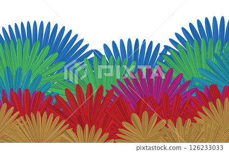 Tropical plant illustration 126233033