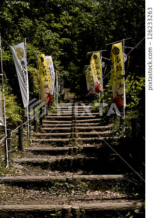罕見的直線:織田信長建造的大手道通往小牧山城(愛知縣小牧市) 罕見的直線:織田信長建造的大手道通往小牧山城(愛知縣小牧市) 126233263