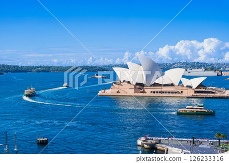 Sydney Opera House seen from the Harbour Bridge 126233316