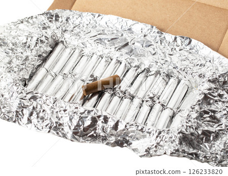 Propolis vaginal suppository for pain and swelling relief in gynecology, antimicrobial, close-up Propolis vaginal suppository for pain and swelling relief in gynecology, antimicrobial, close-up 126233820