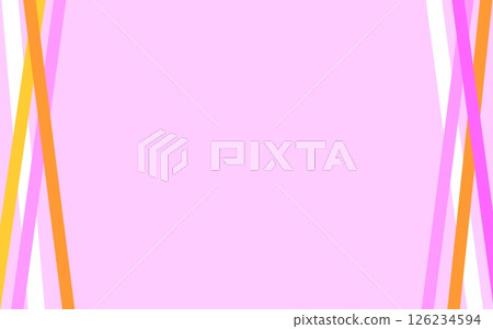 Geometric pattern frame line pastel color 126234594