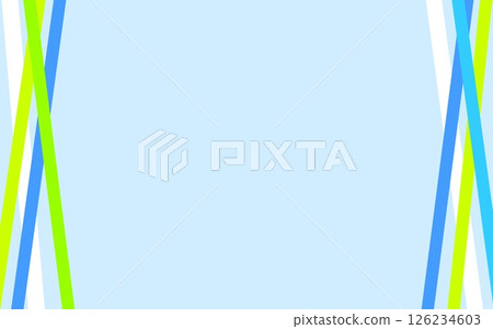 Geometric pattern frame line pastel color 126234603