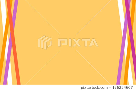 Geometric pattern frame line pastel color 126234607