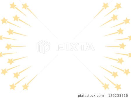 Concentrated line background with yellow stars 126235516